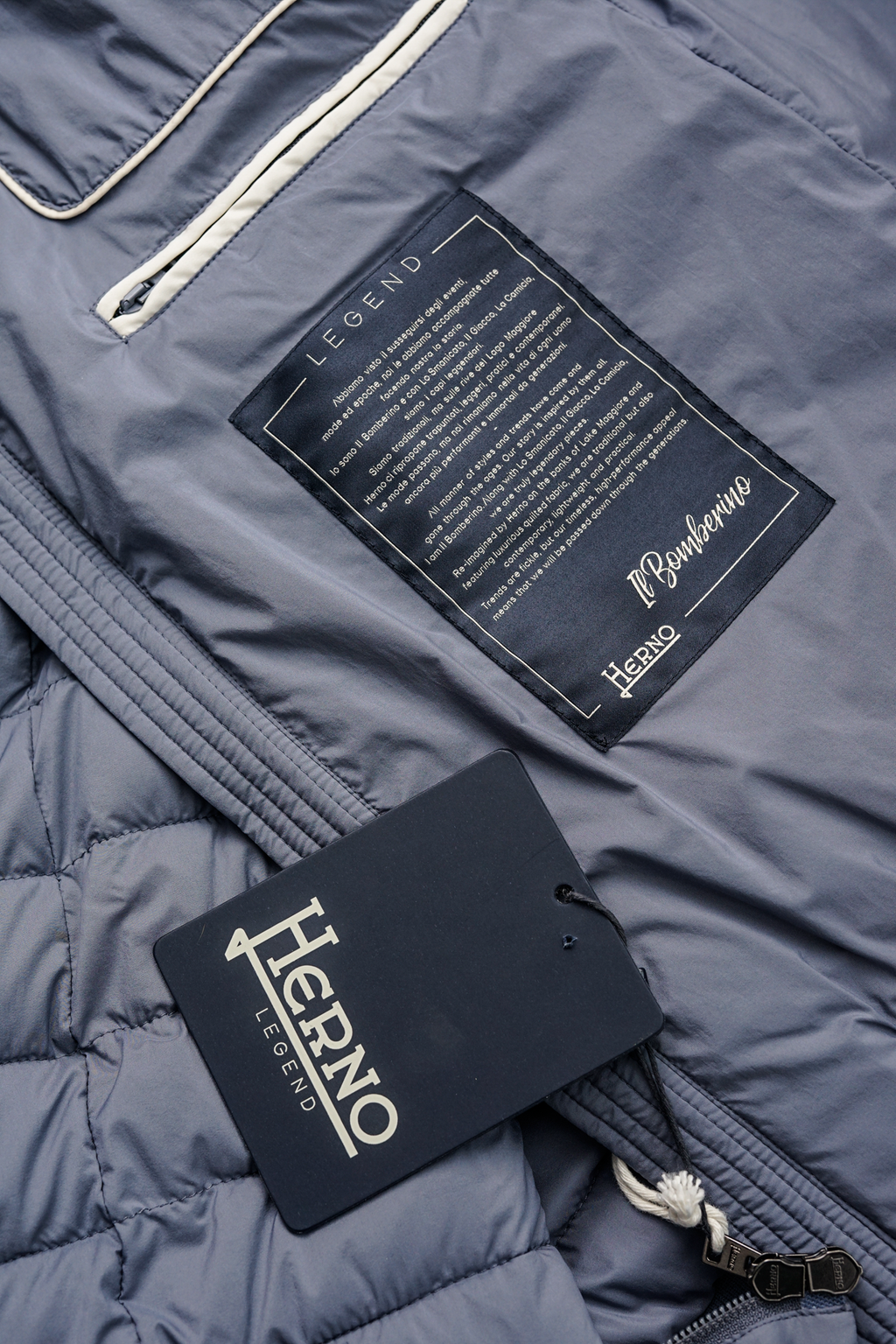 HERNO - Luksusowa Włoska Kurtka Pikowana - Bomberka (48)