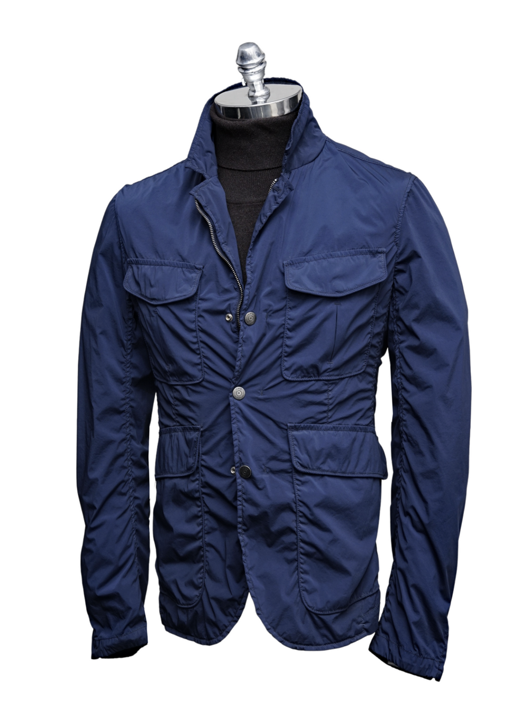 LUBIAM / MACARONI TOMATO - Lekka Granatowa Kurtka - Wiatrówka (56)