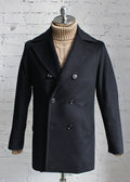 Metropolitan Milano - Granatowa Kurtka/Płaszcz Dwurzędowy - Wool&Cashmere (46)
