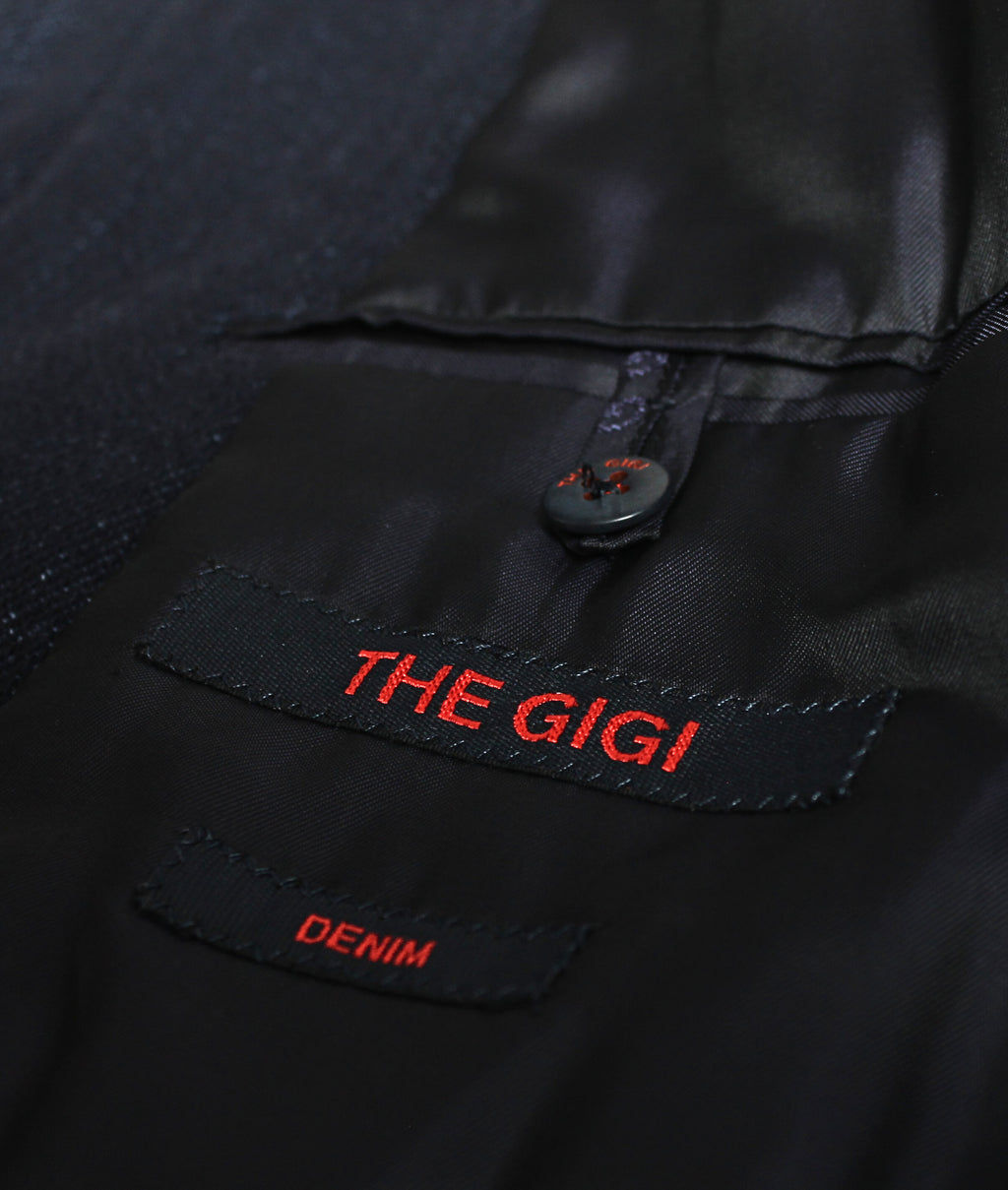 the gigi - granatowa Włoska kurtka overshirt - wool&cotton (46)