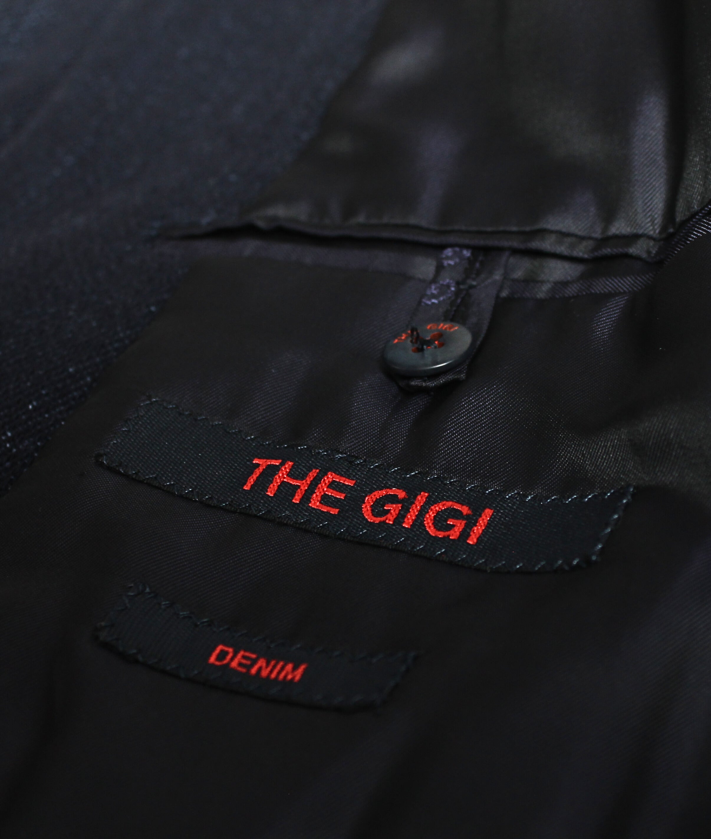 the gigi - granatowa Włoska kurtka overshirt - wool&cotton (46)