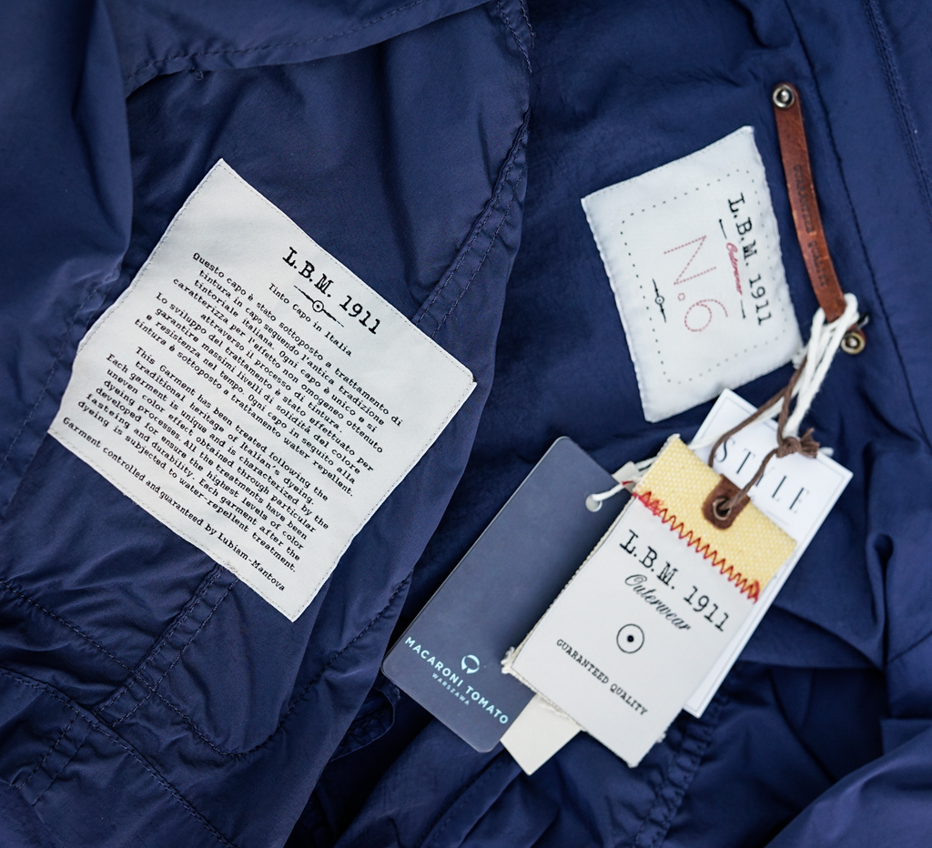 LUBIAM / MACARONI TOMATO - Lekka Granatowa Kurtka - Wiatrówka (56)