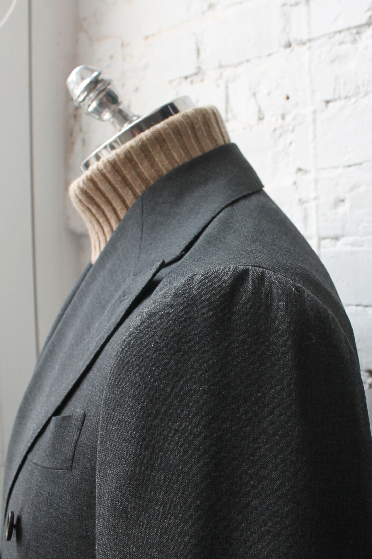 SUITSUPPLY - GRAFITOWA Marynarka DWURZĘDOWA – HAVANA – 100% wool (TRAVELLER) BY CERRUTI (48, 48long, 48 short)