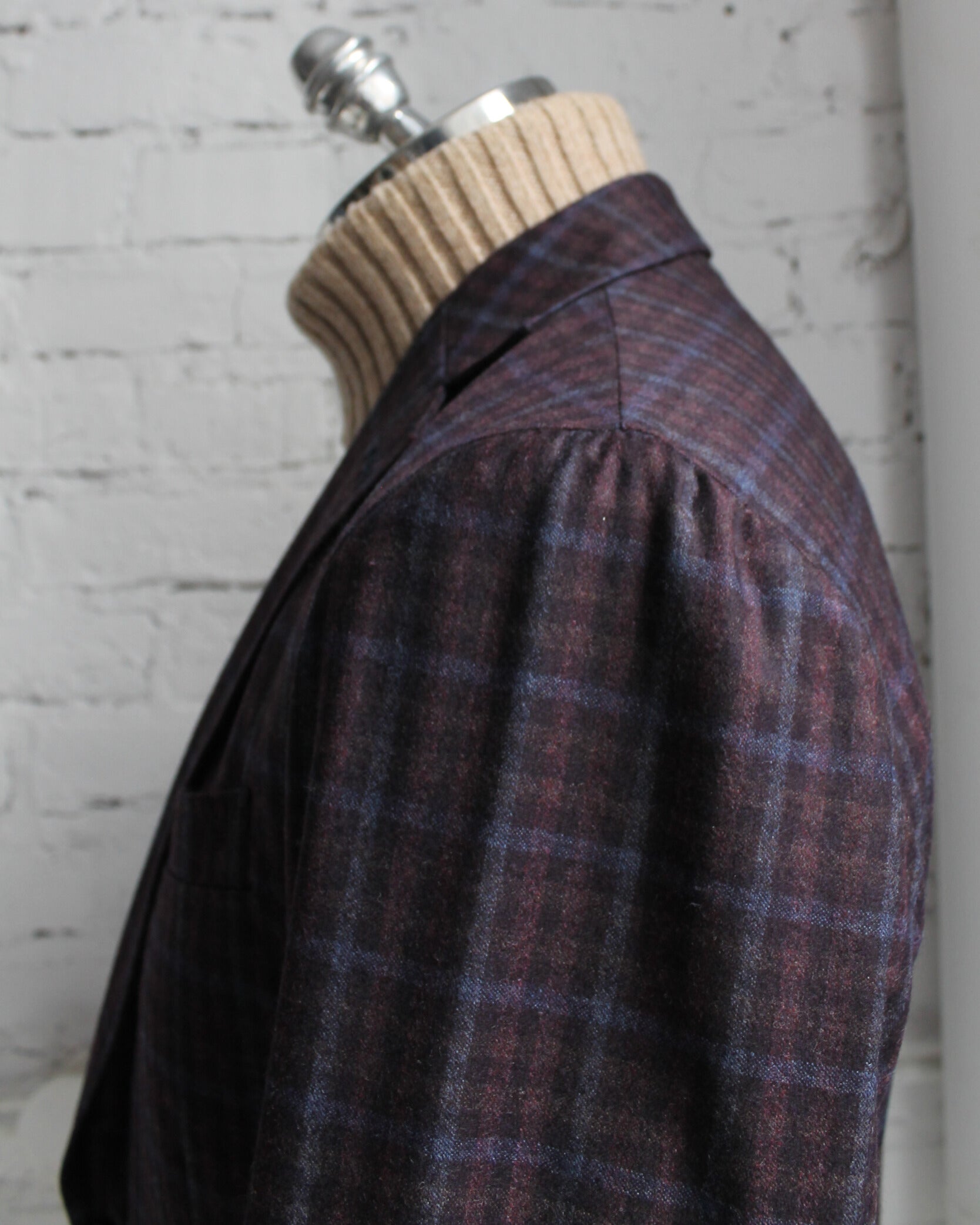 TOMBOLINI - ULTRA-LEKKA Włoska Marynarka flanelowa – 100% wool (50)