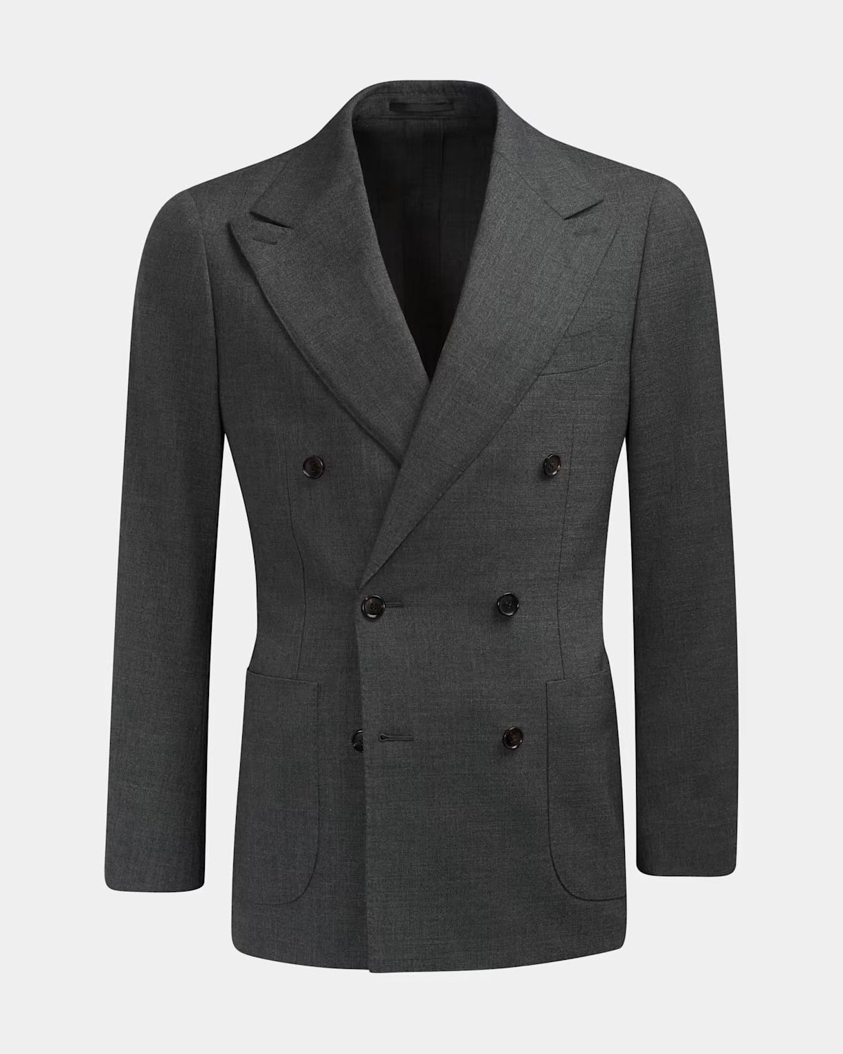 SUITSUPPLY - GRAFITOWA Marynarka DWURZĘDOWA – HAVANA – 100% wool (TRAVELLER) BY CERRUTI (48, 48long, 48 short)