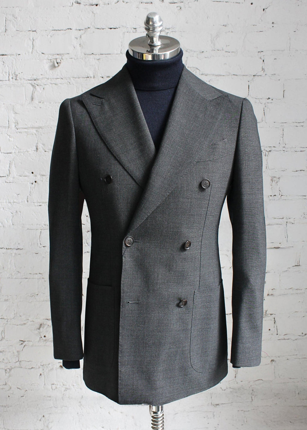 SUITSUPPLY - GRAFITOWA Marynarka DWURZĘDOWA – HAVANA – 100% wool (TRAVELLER) BY CERRUTI (48, 48long, 48 short)