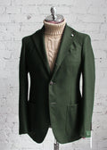 Lubiam (Brando) - Zielona Włoska Marynarka Flanelowa - 100% Wool (48)